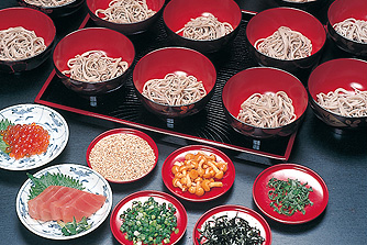 わんこそばの調理例