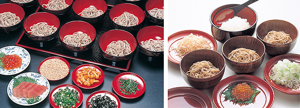 わんこそばの調理例